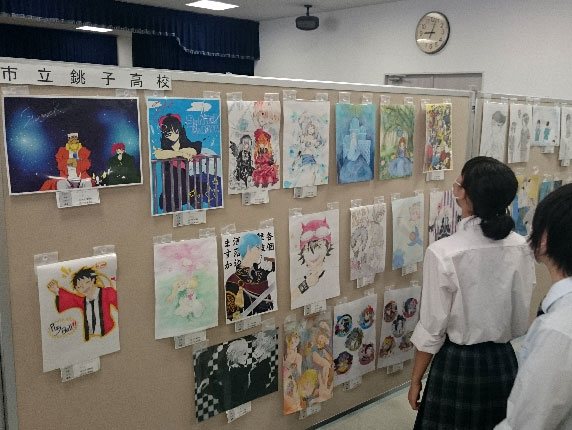 東総地区「合同漫画展」に展示した、イラスト作品です。